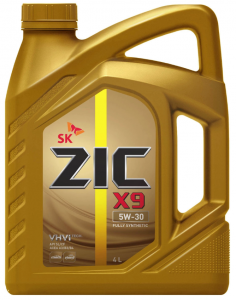 Моторное масло ZIC X9 5W-30 (Германия), 4л