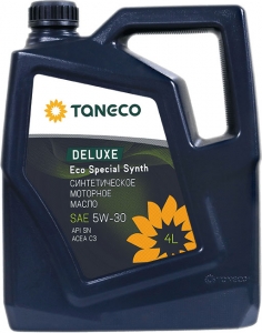 Моторное масло Taneco Premium Deluxe Eco Special Synth 5W-30 SN C3, 4л