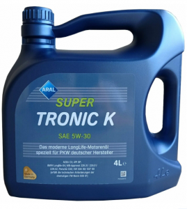 Моторное масло Aral SUPER TRONIC K С3 5W-30, 4л